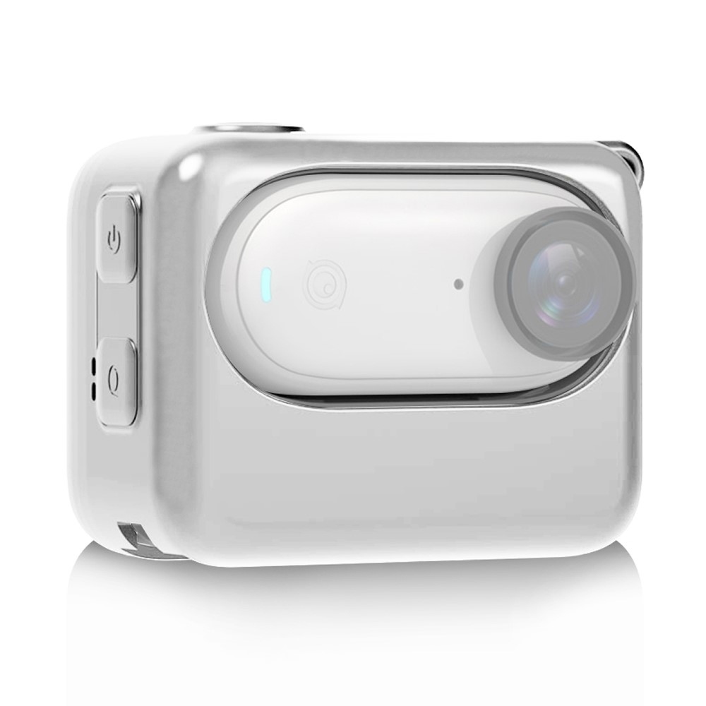 Silikonový ochranný obal PULUZ pro nabíjecí pouzdro Insta360 GO 3 / GO 3S – bílý
