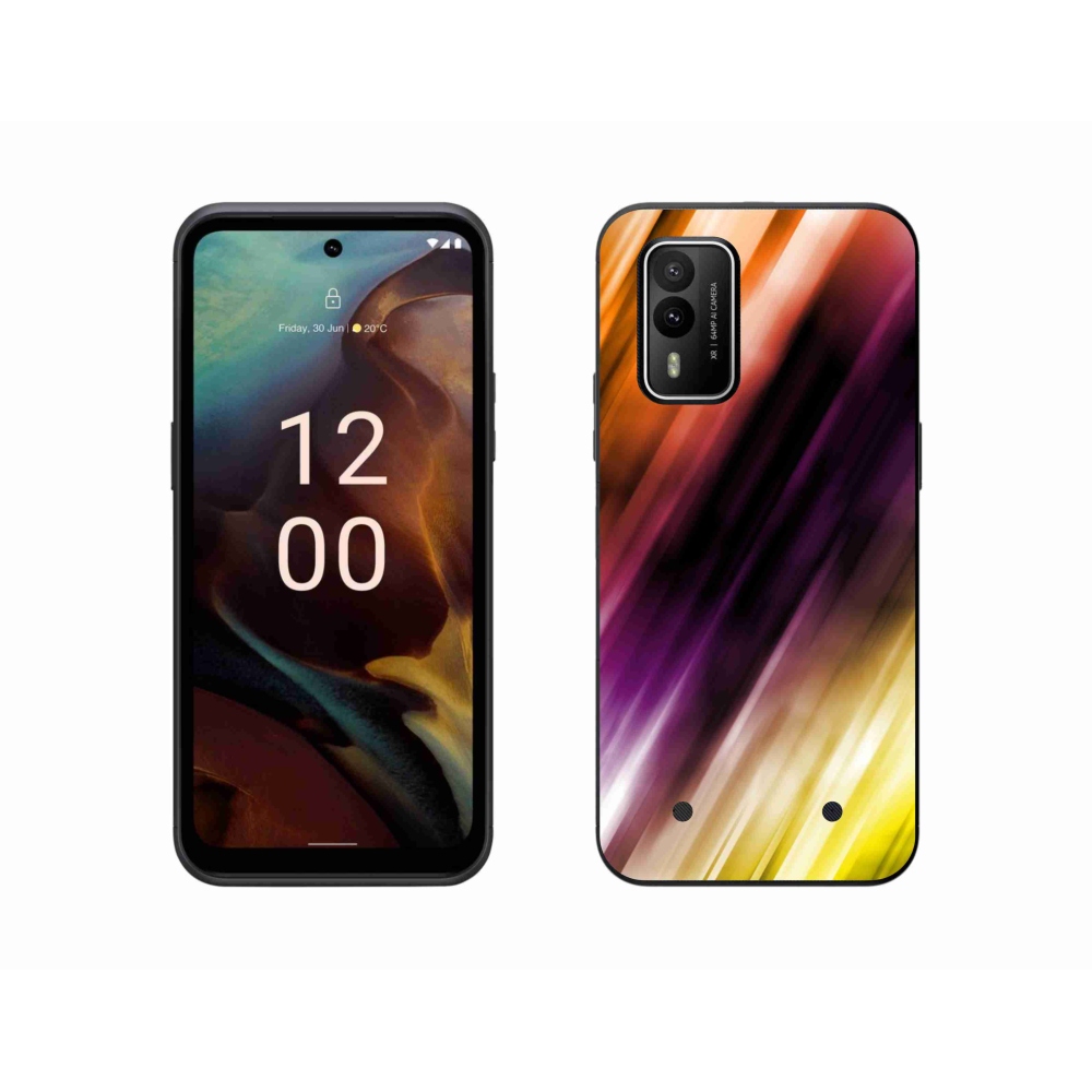 Gelový kryt mmCase na Nokia XR21 - abstraktní vzor 5