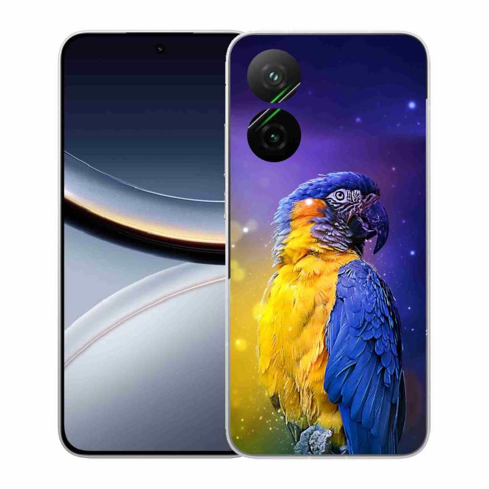 Gelový kryt mmCase na Xiaomi Poco F7 5G - papoušek ara 1