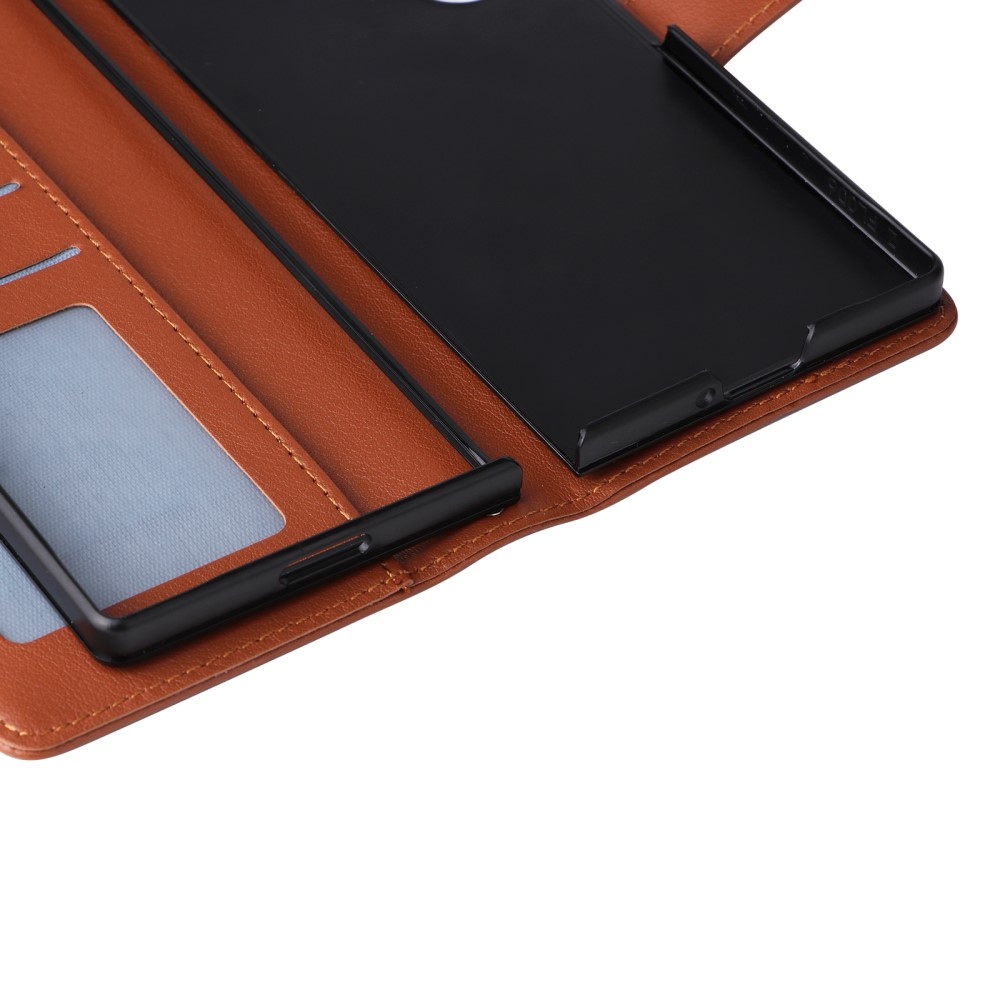 Wallet knížkové pouzdro na Samsung Galaxy Z Fold6 5G - hnědé