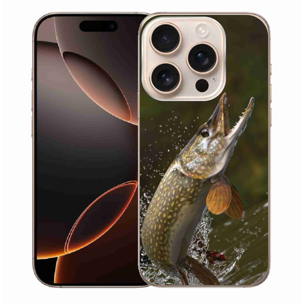 Gelový obal mmCase na iPhone 16 Pro Max - štika