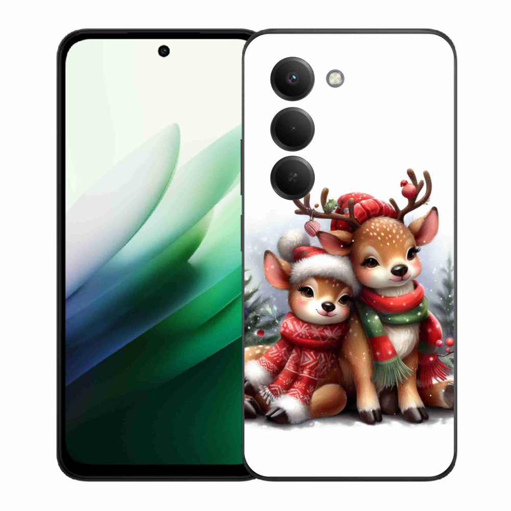 Gelový kryt mmCase na Xiaomi Redmi 15 5G (169mm) - vánoční sobi