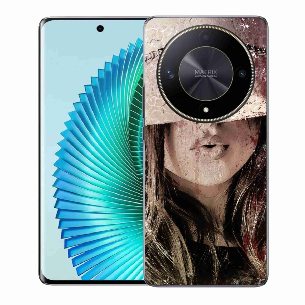 Gelový kryt mmCase na Honor Magic 6 Lite 5G - dívka