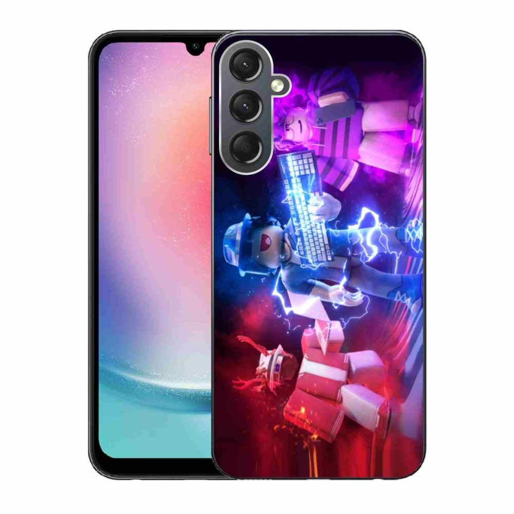 Gelový kryt mmCase na Samsung Galaxy A24 - roblox
