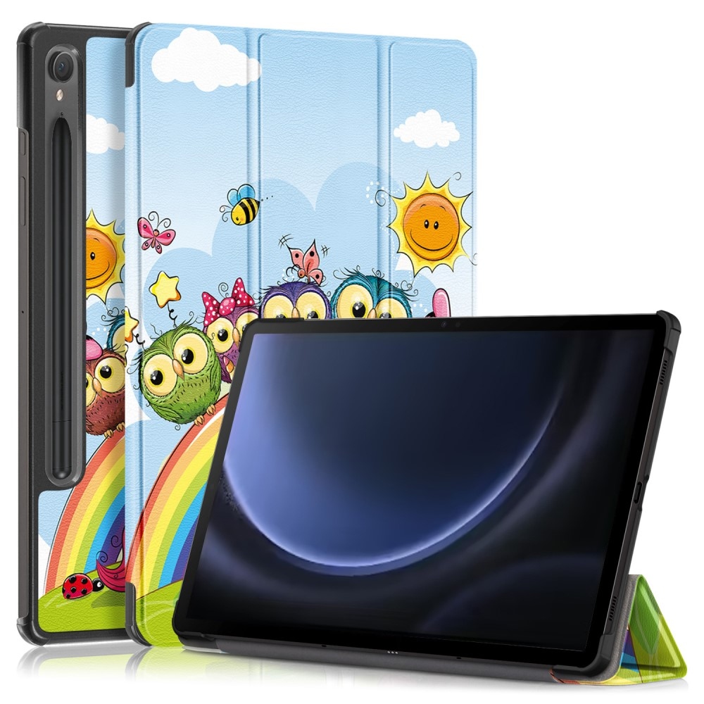 Print chytré zavírací pouzdro na Samsung Galaxy Tab S9 FE/Tab S10 FE - zvířátka