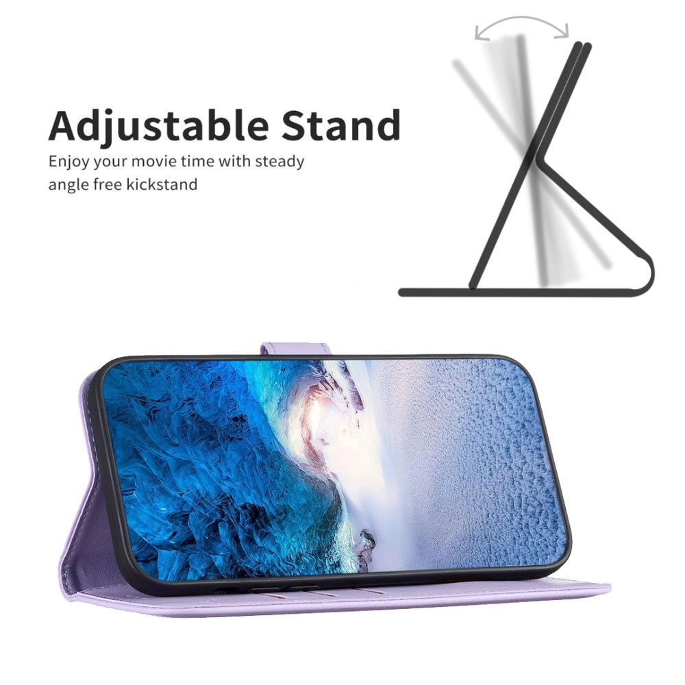 BNF knížkové pouzdro na Xiaomi Redmi Note 13 Pro 4G/Poco M6 Pro - světlefialové