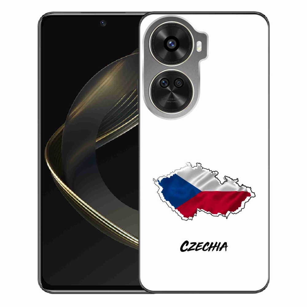 Gelový kryt mmCase na Huawei Nova 12 SE - Czechia bílé pozadí