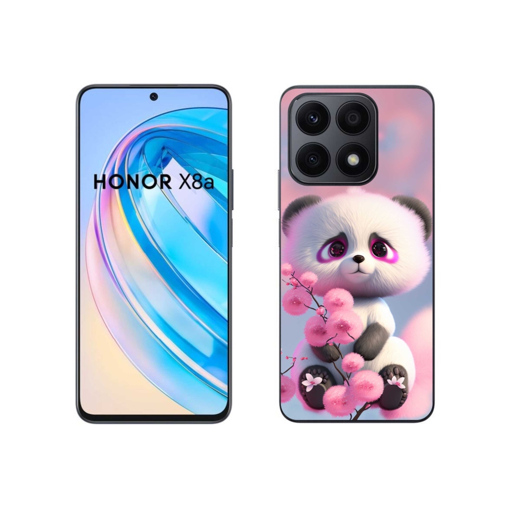 Gelový kryt mmCase na Honor X8a - roztomilá panda 1