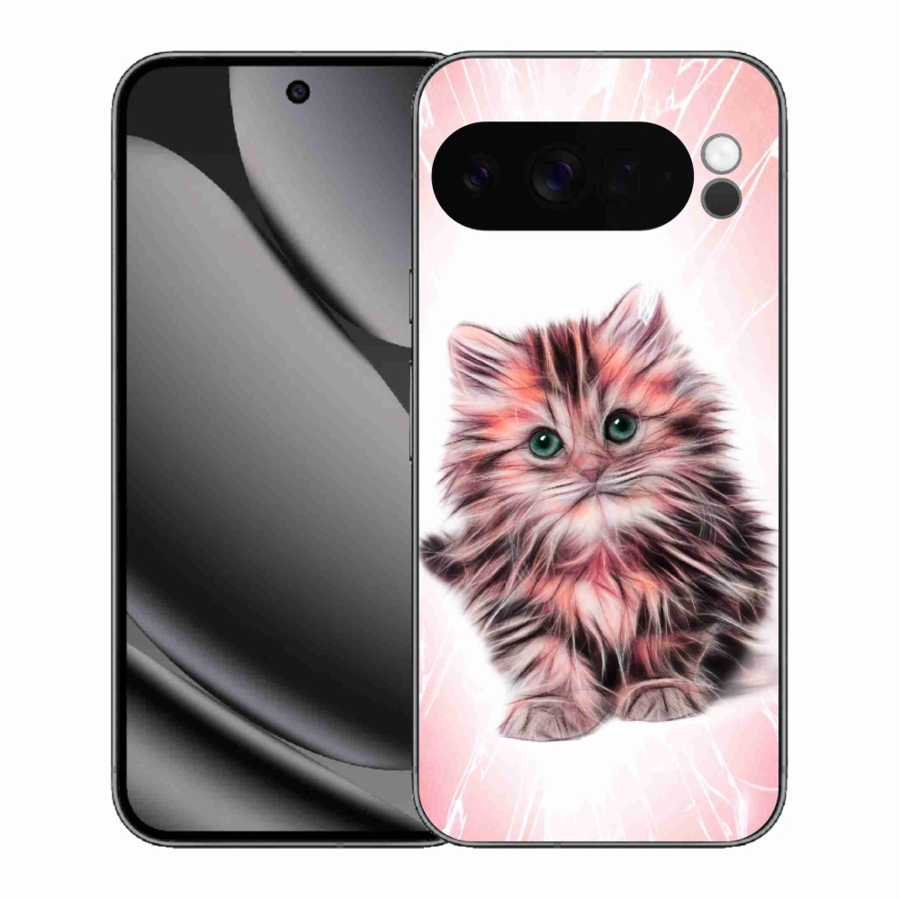 Gelový kryt mmCase na Google Pixel 10 Pro XL - roztomilé kotě