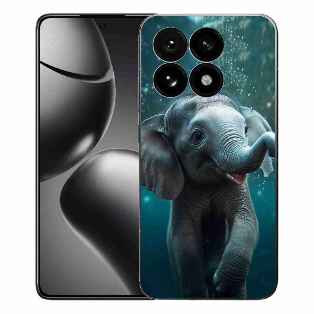 Gelový kryt mmCase na Xiaomi 15T - slůně pod vodou