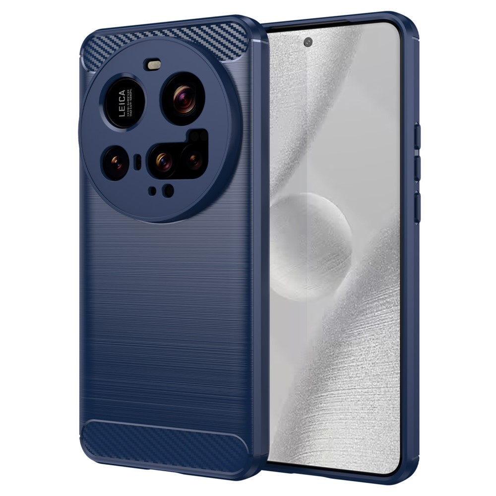 Carbon odolný gelový obal na Xiaomi 15 Ultra - modrý