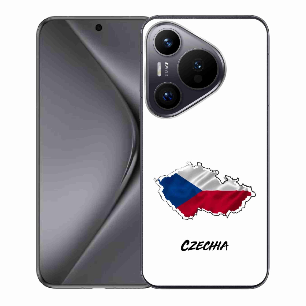 Gelový kryt mmCase na Huawei Pura 70 - Czechia bílé pozadí