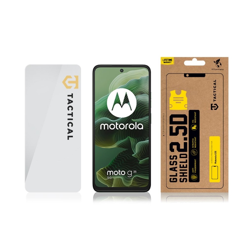 Tactical Glass Shield 2.5D sklo pro Motorola G35 Clear