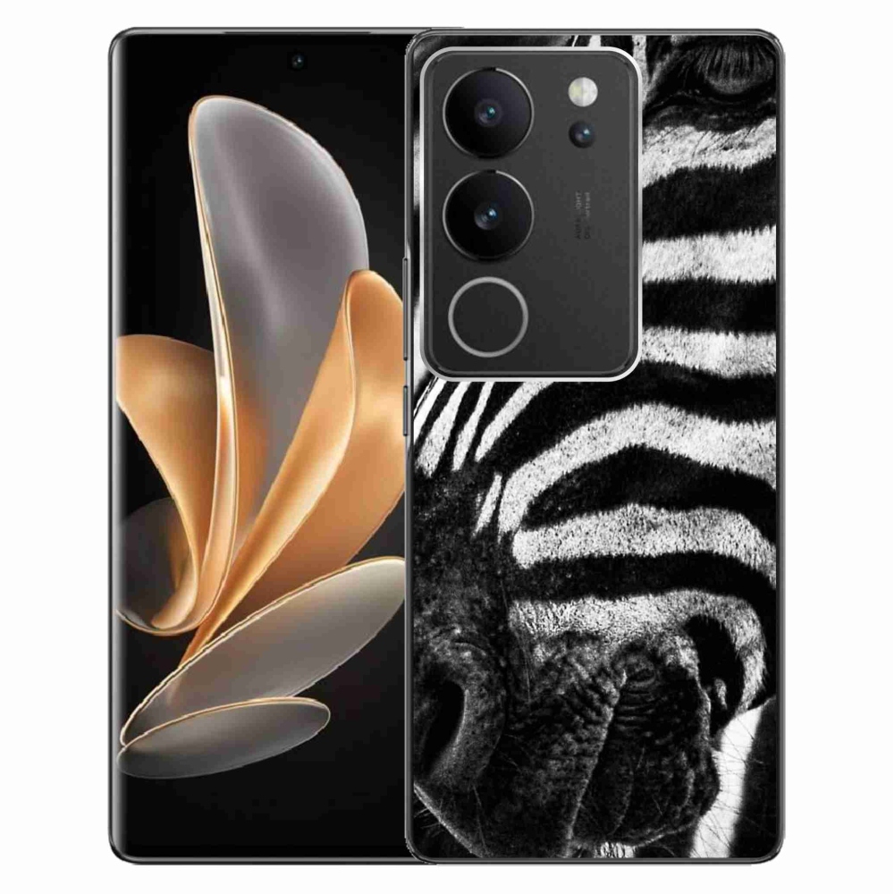 Gelový kryt mmCase na Vivo V29 5G - zebra