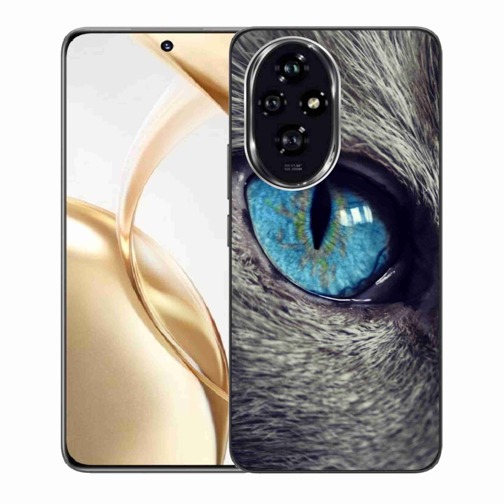 Gelový kryt mmCase na Honor 200 5G - modré kočičí oko