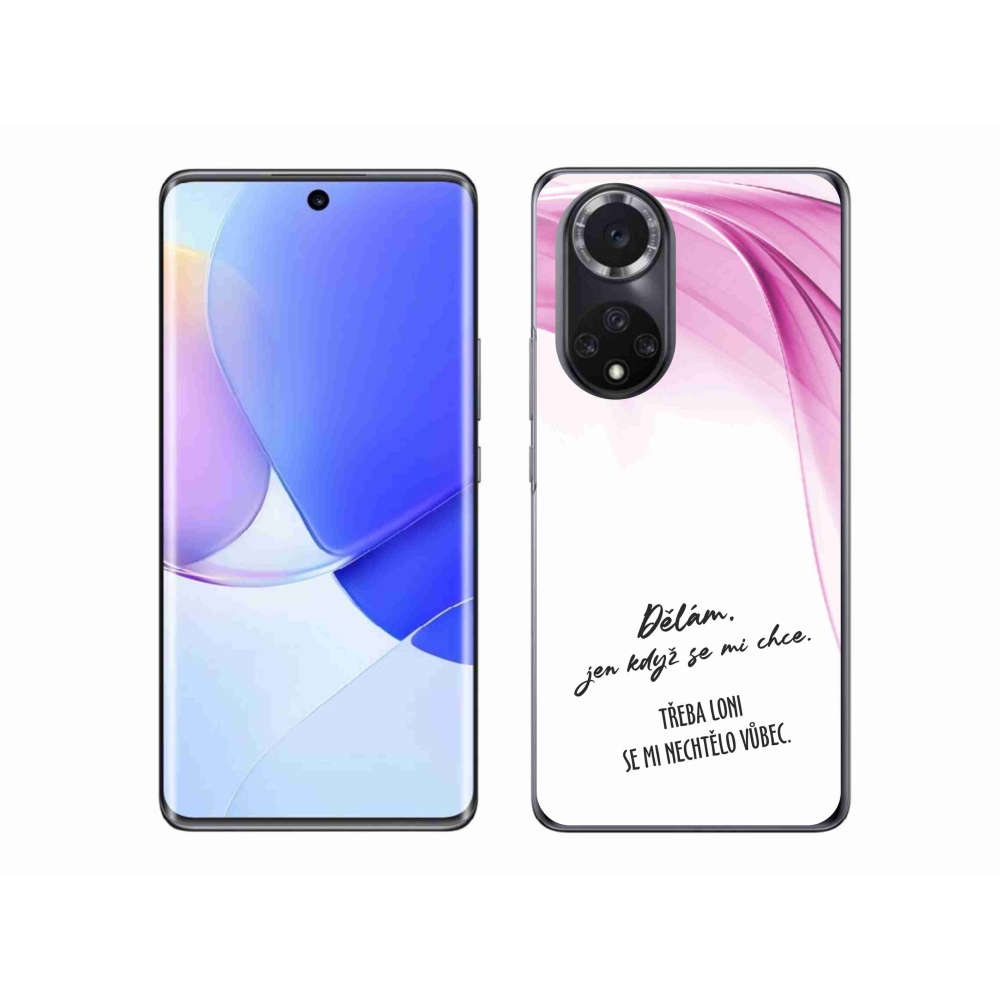 Gelový kryt mmCase na Huawei Nova 9 - vtipný text 12 bílé pozadí