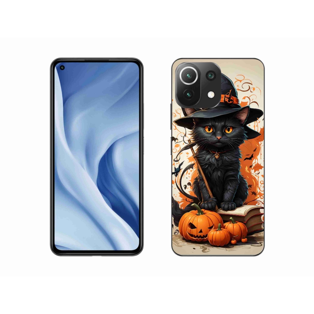 Gelový kryt mmCase na Xiaomi Mi 11 Lite 4G/5G - kocour čaroděj