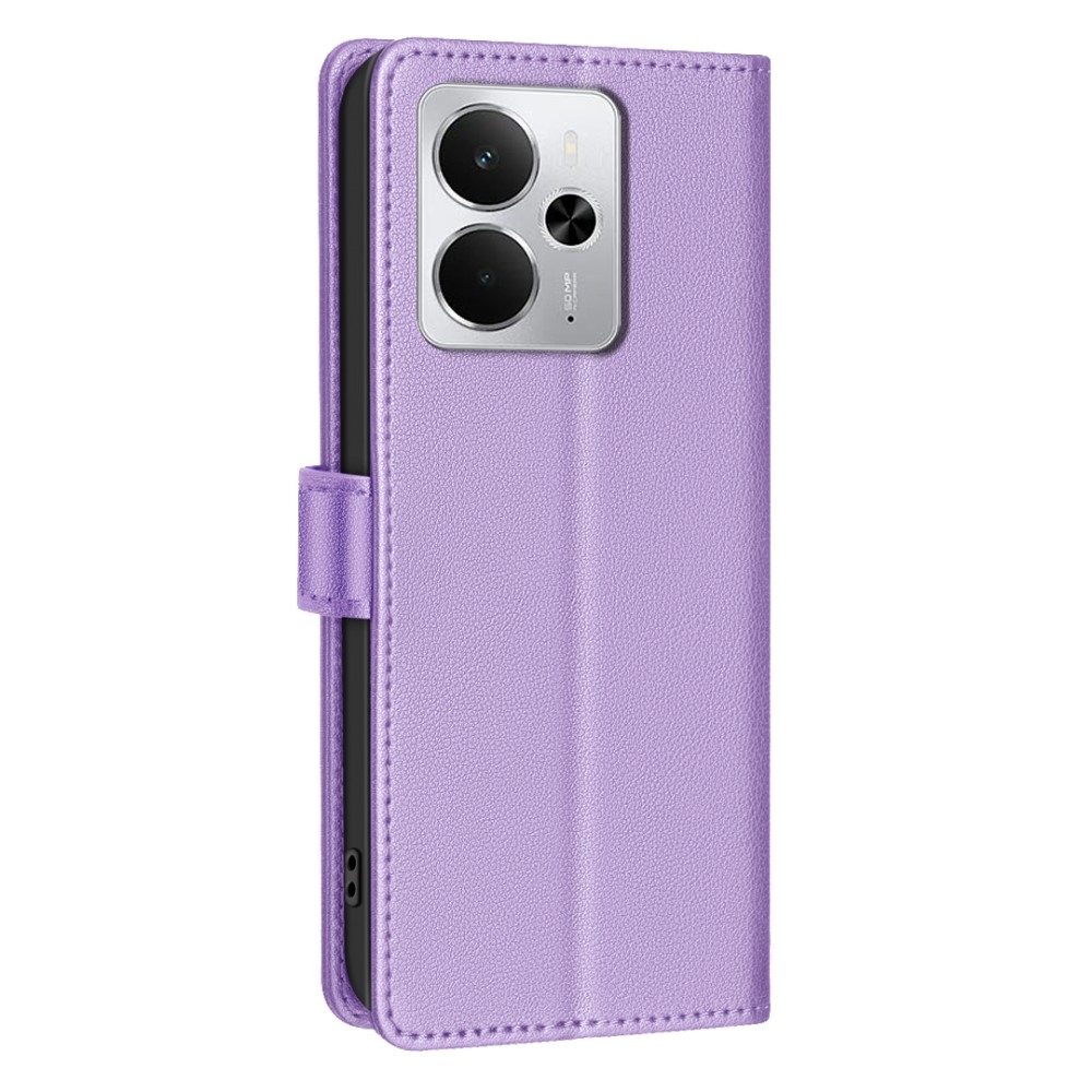 BINFEN knížkové pouzdro na Realme 14 5G - fialové