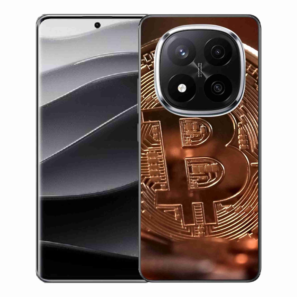 Gelový kryt mmCase na Xiaomi Redmi Note 14 Pro+ 5G - bitcoin
