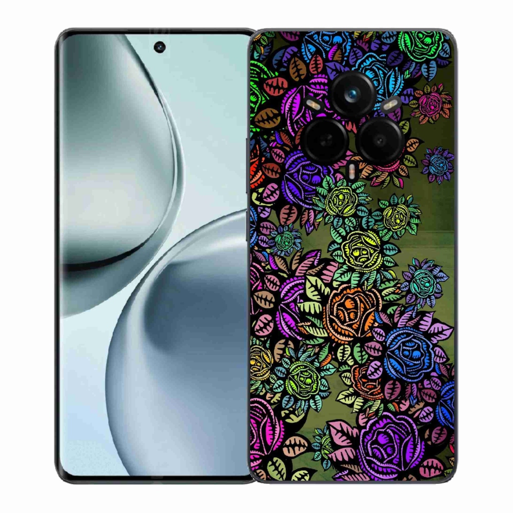 Gelový kryt mmCase na Realme 14 Pro+ 5G - květiny 6