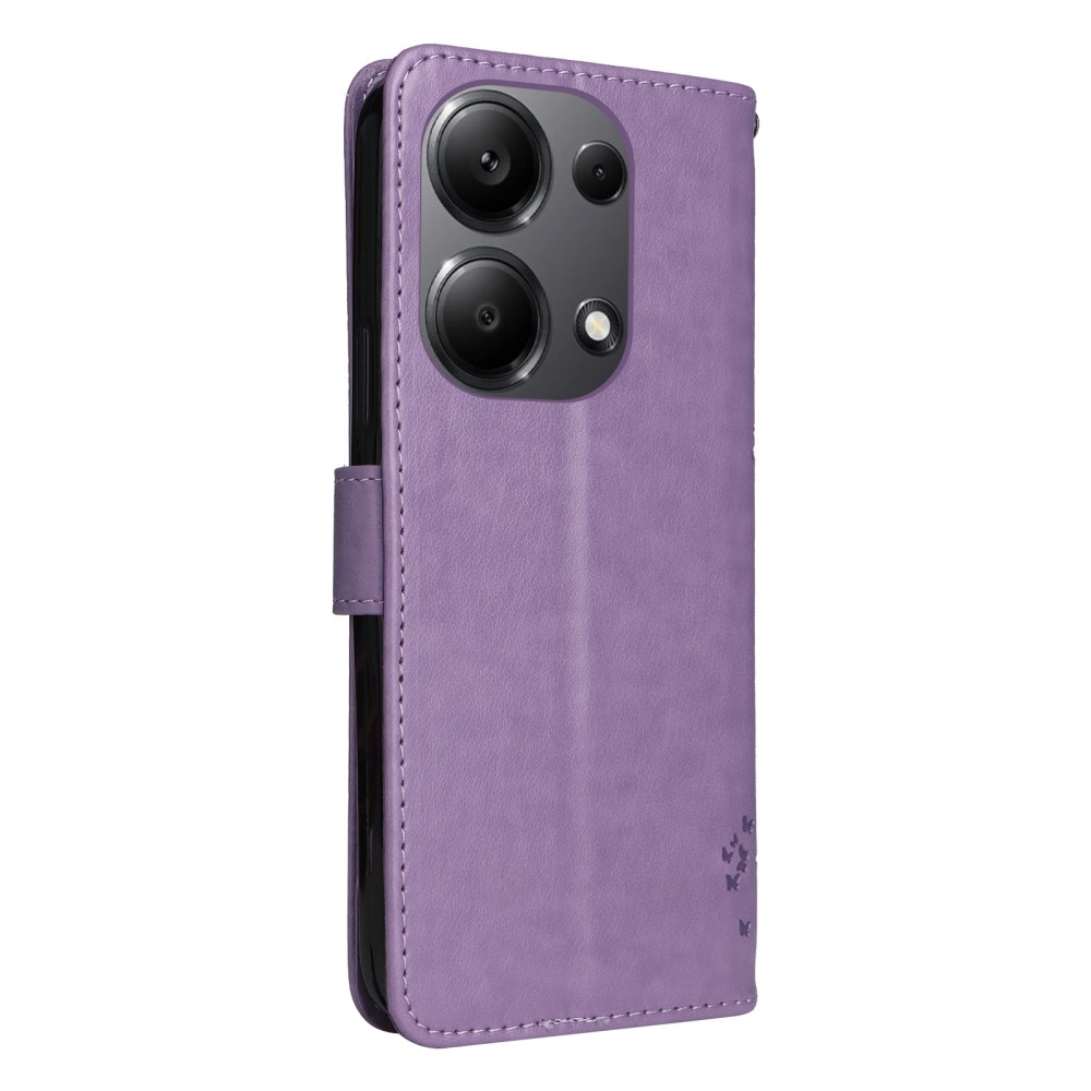 Trees knížkové pouzdro na Xiaomi Redmi Note 13 Pro 4G/Poco M6 Pro - světlefialové