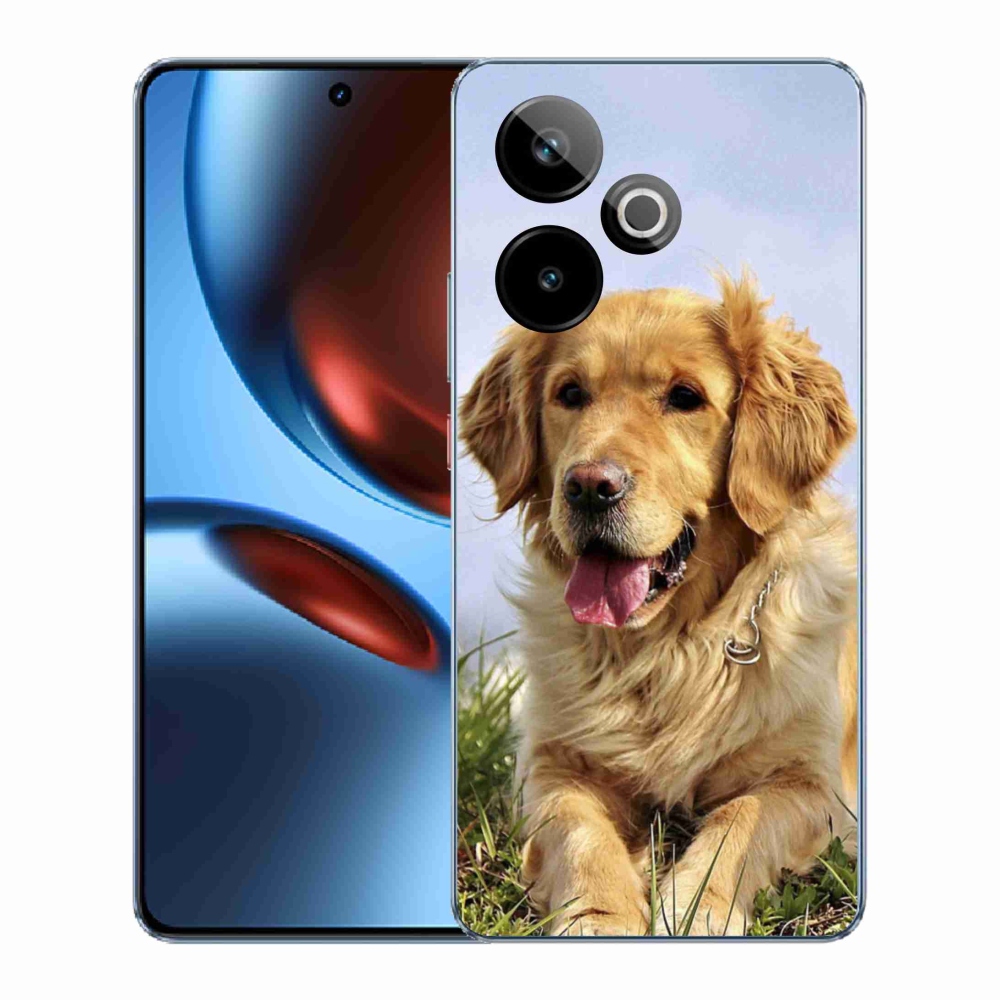Gelový kryt mmCase na Realme GT 7 5G/GT 7T 5G - zlatý retrívr