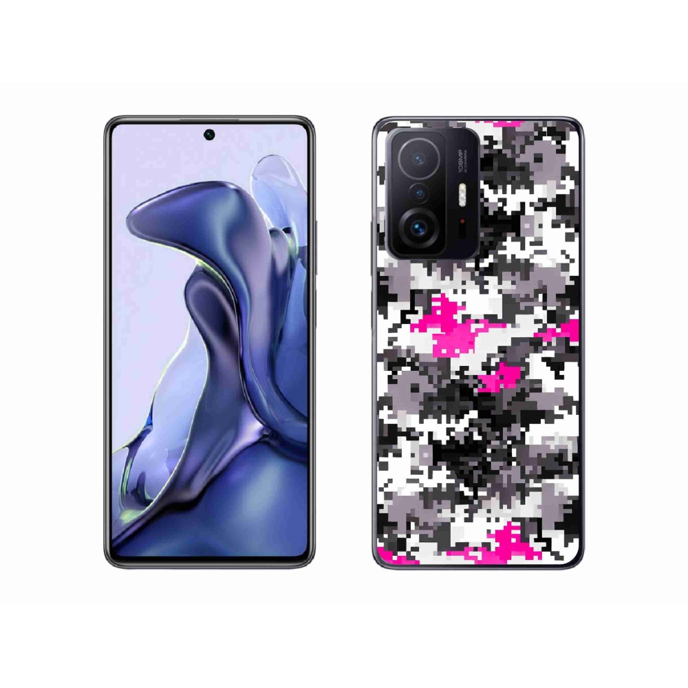 Gelový kryt mmCase na Xiaomi 11T Pro - maskáčový vzor 4