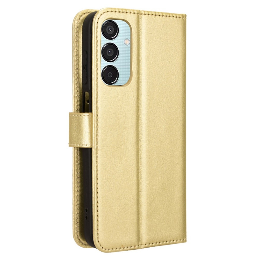 Crazy knížkové pouzdro na Samsung Galaxy M15 5G - zlaté