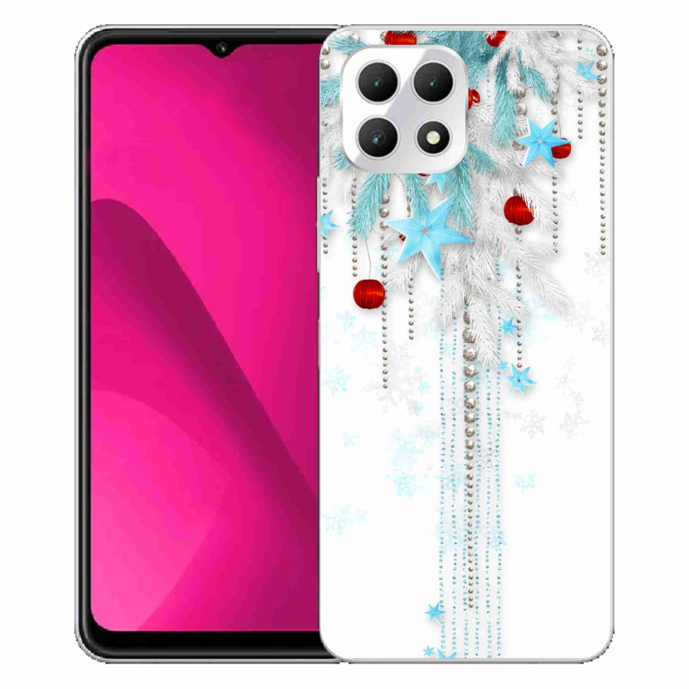Gelový kryt mmCase na T-Mobile T Phone 2 - vánoční ozdoby