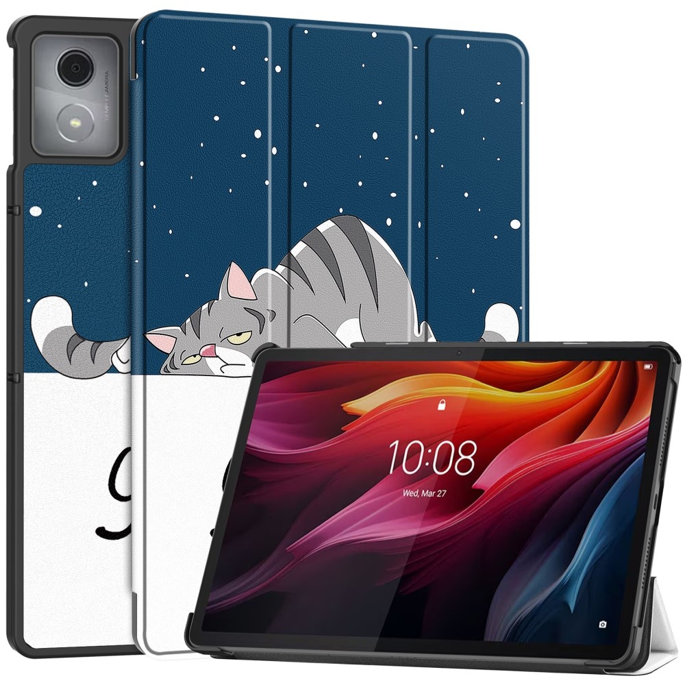Patte chytré zavírací pouzdro na Lenovo Tab K11 Plus - kočka