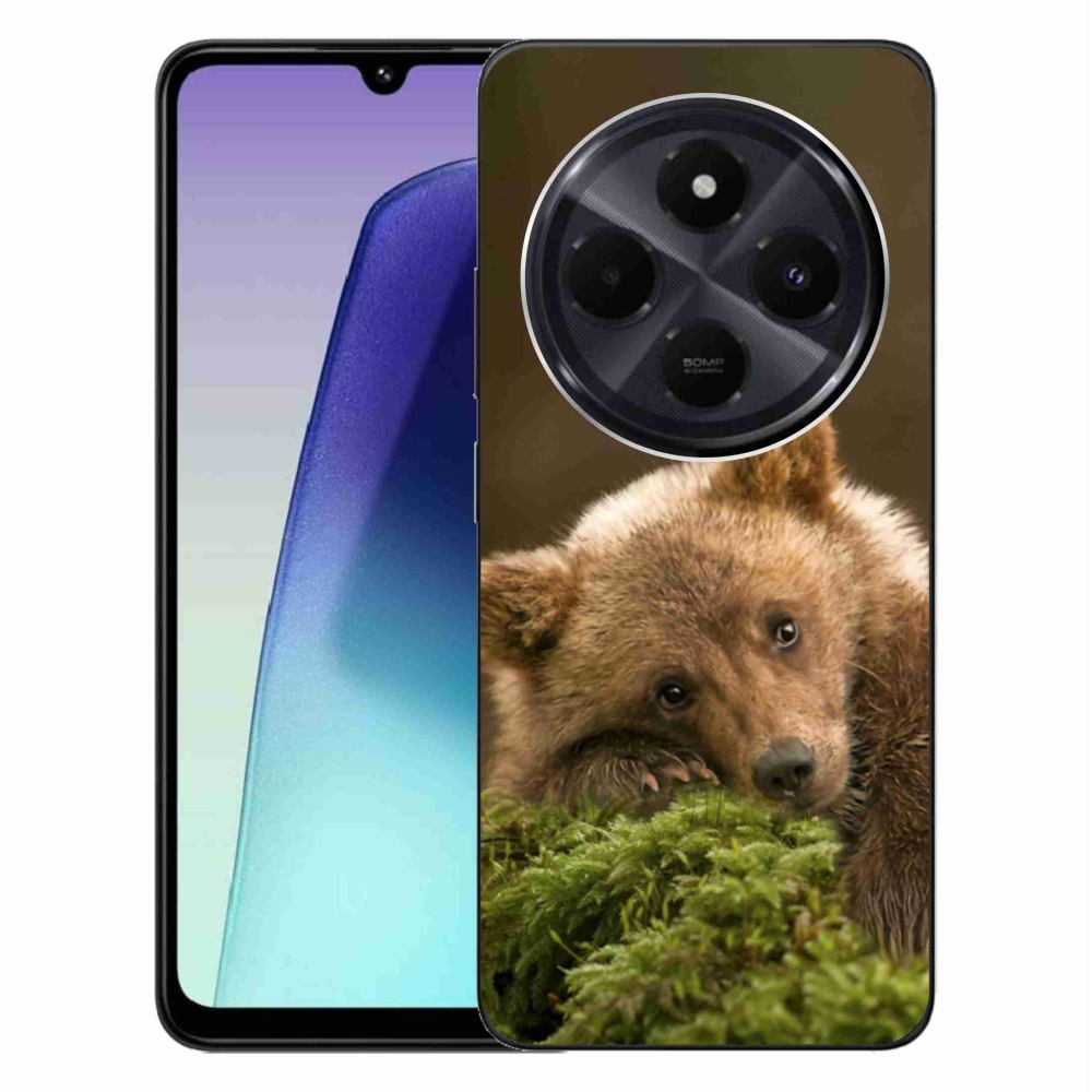 Gelový kryt mmCase na Xiaomi Redmi 14C/Poco C75 - medvěd