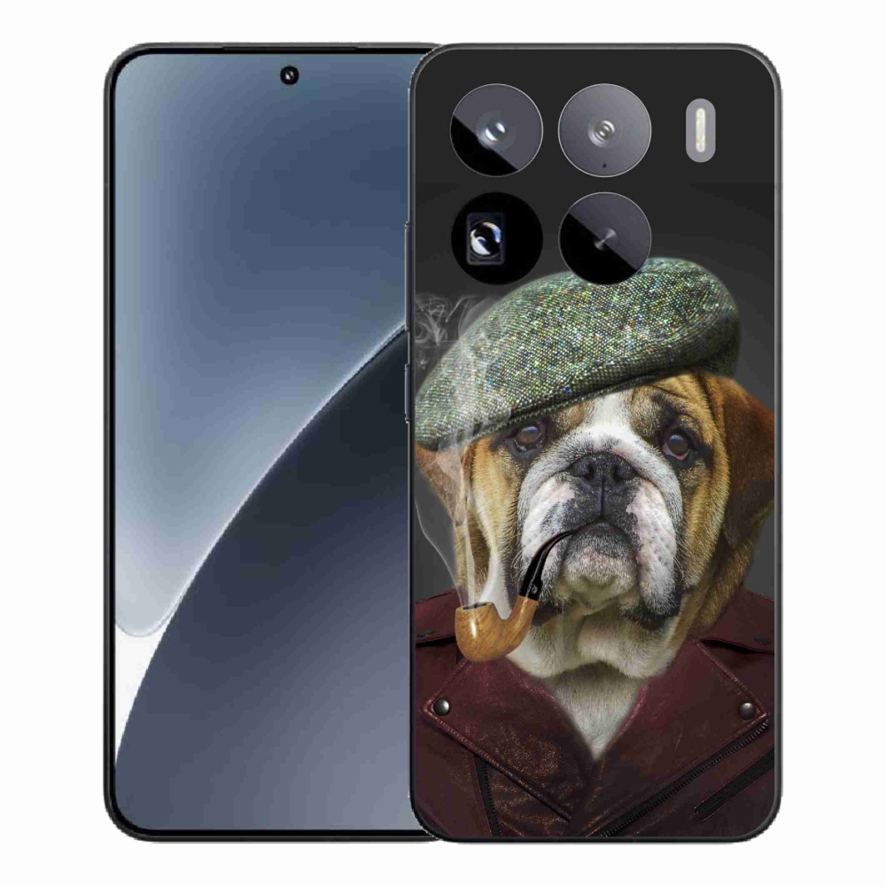 Gelový kryt mmCase na Xiaomi 15 Pro - pes s fajfkou