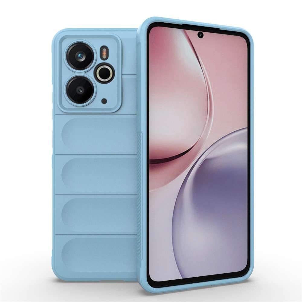 Rugg odolný gelový obal na Realme 14 5G - světlemodrý