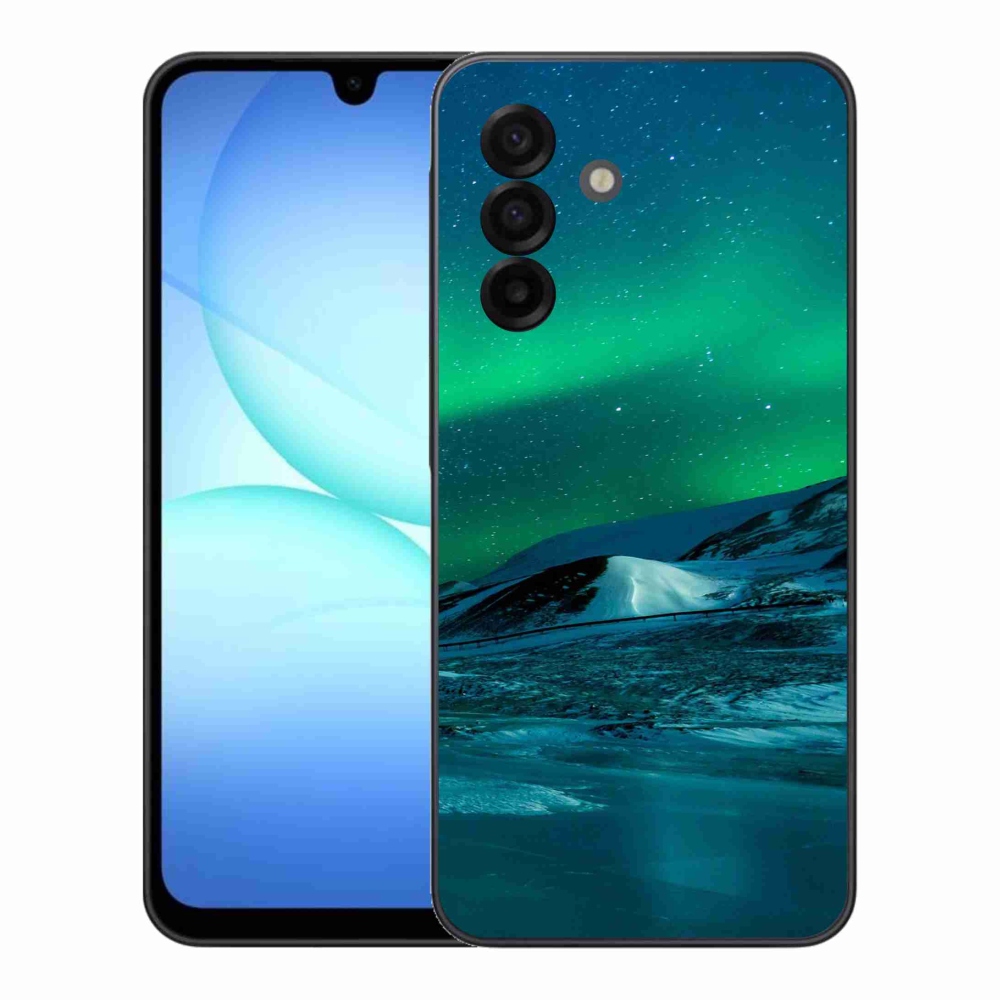 Gelový kryt mmCase na Samsung Galaxy A17 4G/5G - polární záře