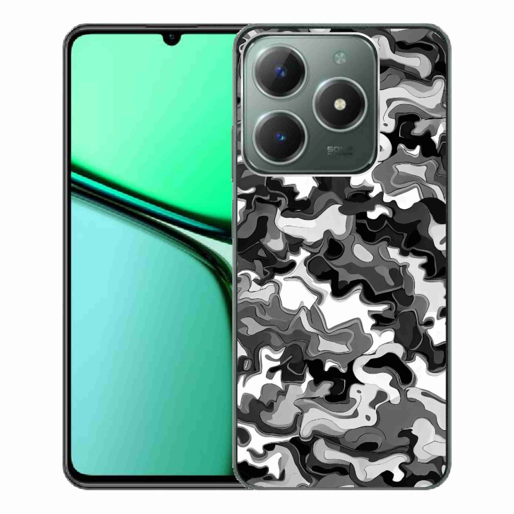 Gelový kryt mmCase na Realme C61 - maskáčový vzor 3