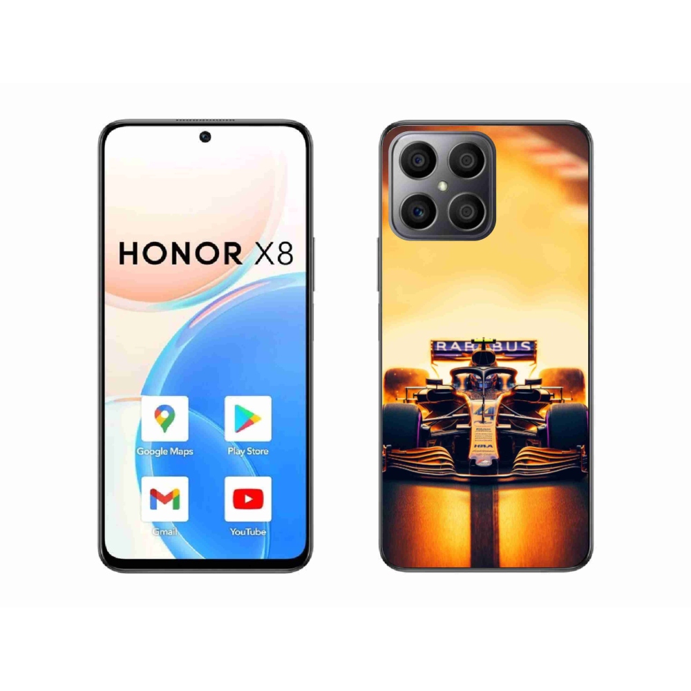 Gelový kryt mmCase na Honor X8 4G - formule