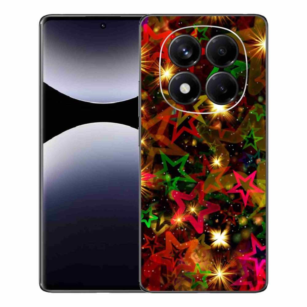 Gelový kryt mmCase na Xiaomi Redmi Note 14 Pro - barevné hvězdičky