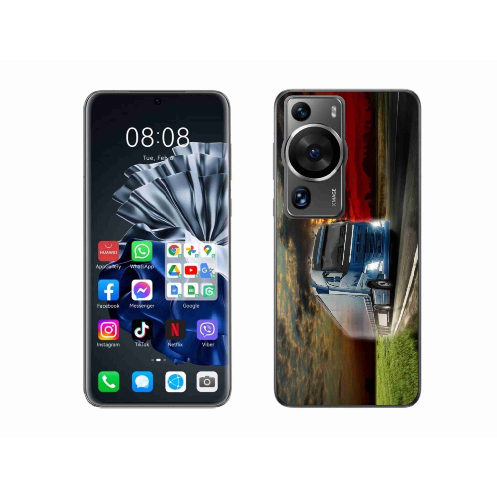 Gelový kryt mmCase na Huawei P60 Pro - kamion 4