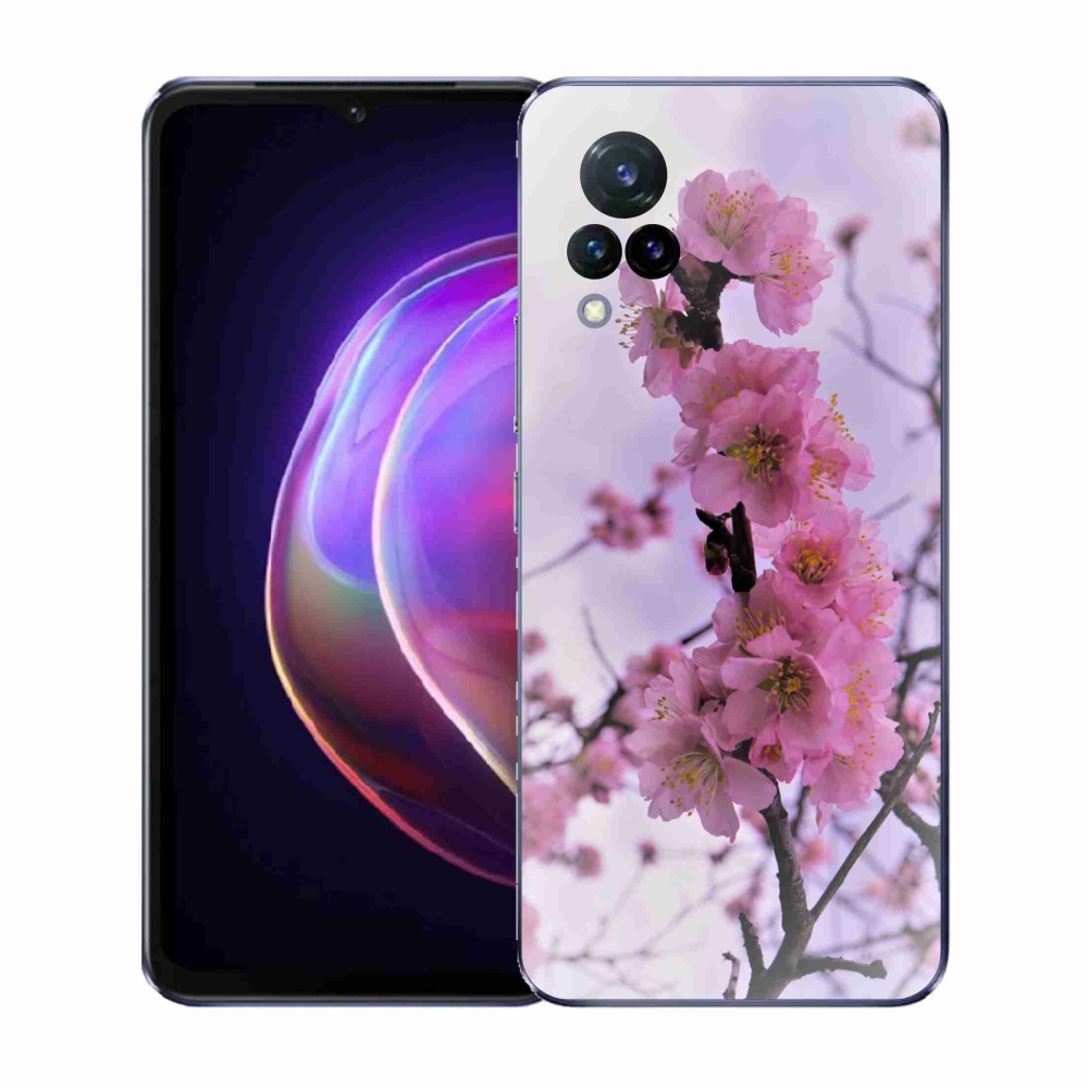 Gelový kryt mmCase na Vivo V21 4G/5G - květiny 7
