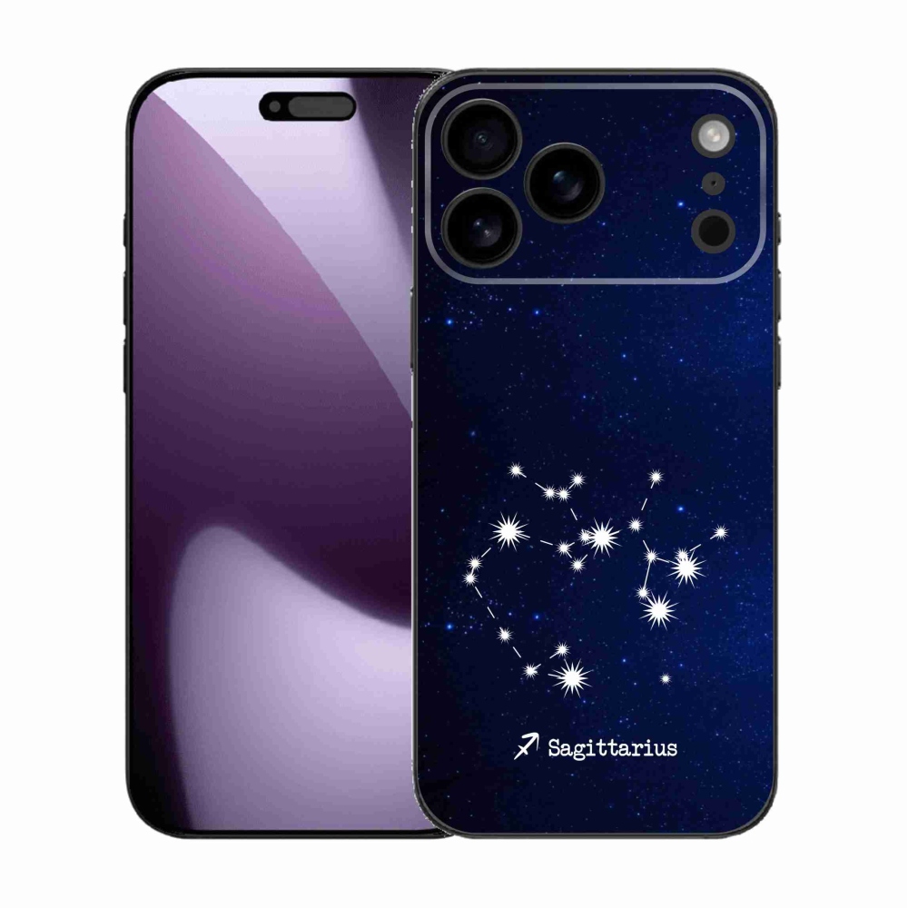 Gelový kryt mmCase na iPhone 17 Pro Max - souhvězdí Střelce