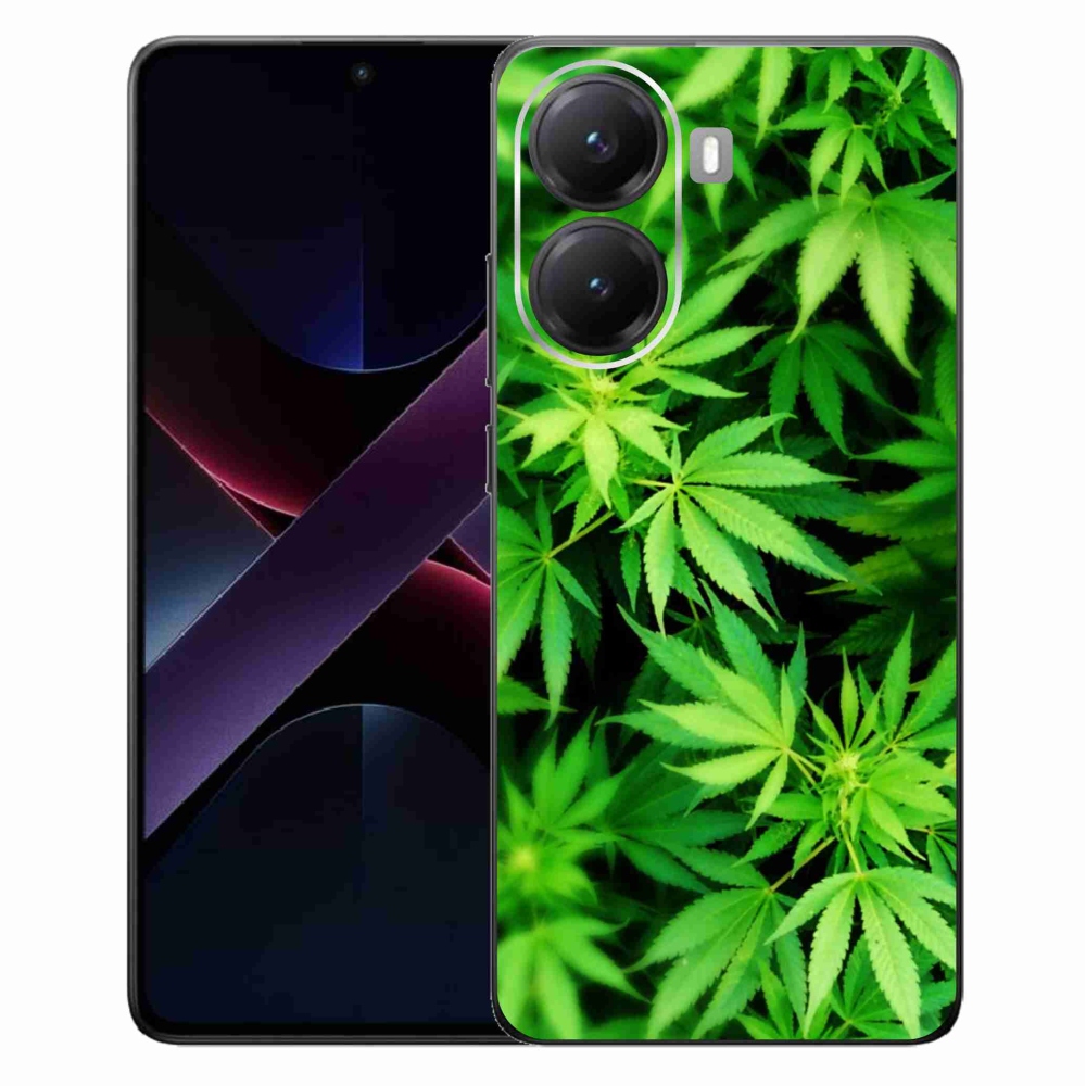 Gelový kryt mmCase na Xiaomi Poco X7 Pro 5G - konopí 3
