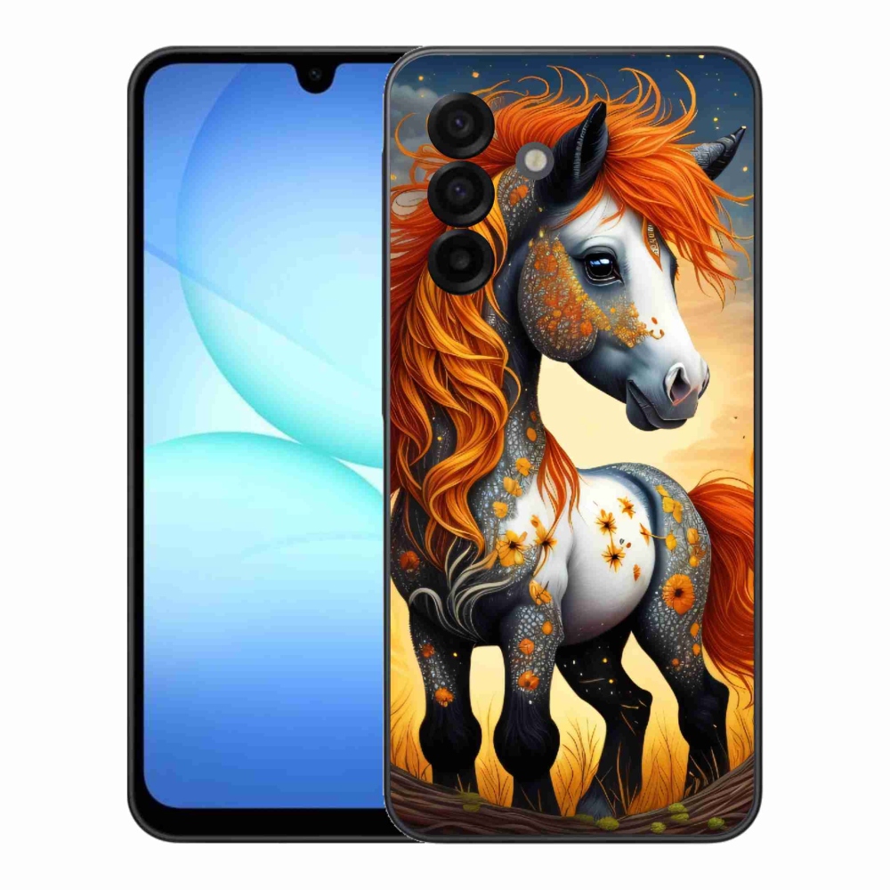 Gelový kryt mmCase na Samsung Galaxy A17 5G - barevný poník