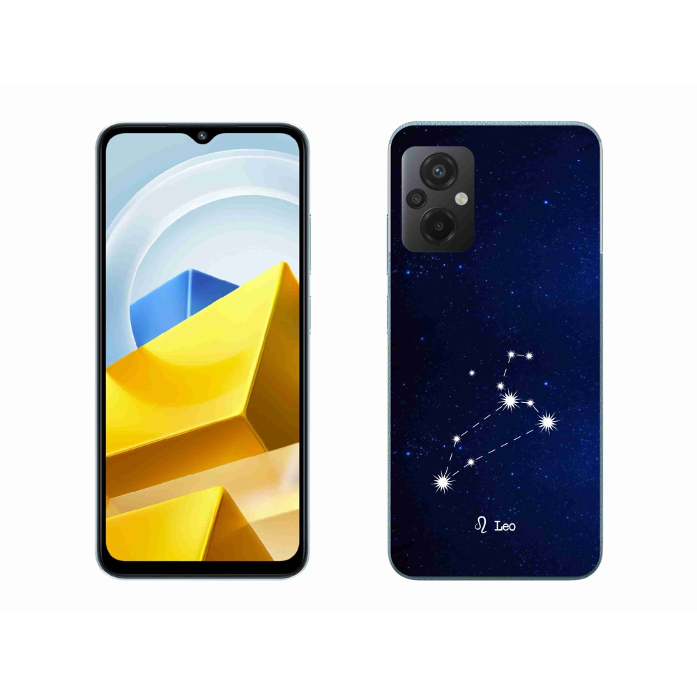 Gelový kryt mmCase na Xiaomi Poco M5 4G - souhvězdí Lva