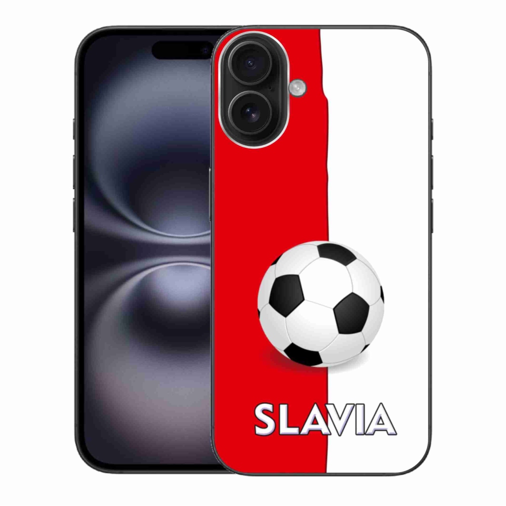 Gelový kryt mmCase na iPhone 16 Plus - fotbal 2