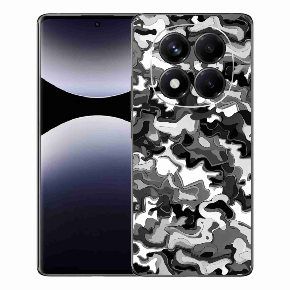 Gelový kryt mmCase na Xiaomi Redmi Note 14 Pro - maskáčový vzor 3