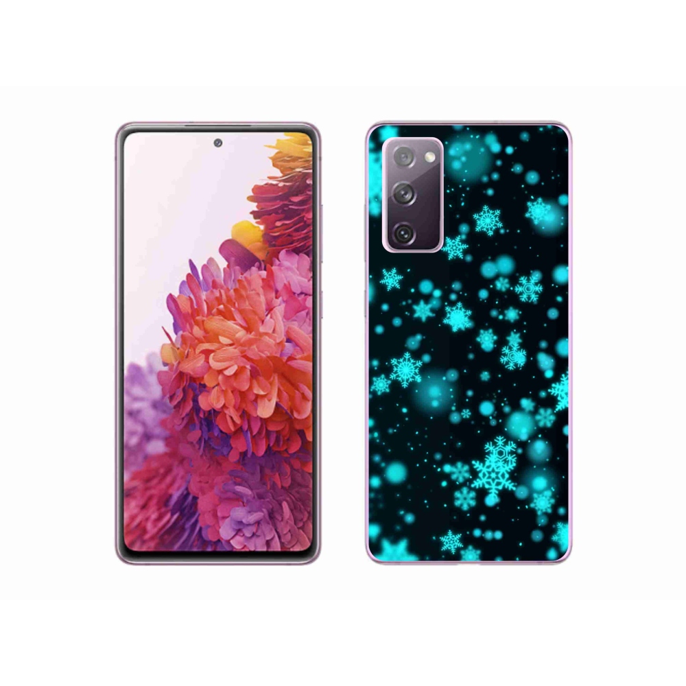 Gelový kryt mmCase na Samsung Galaxy S20 FE - sněhové vločky 1