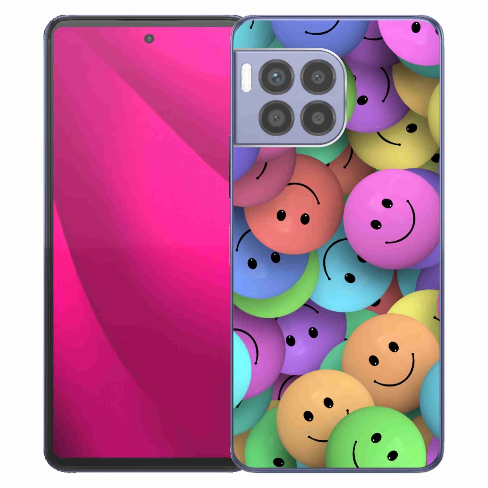 Gelový kryt mmCase na T-Mobile T Phone 2 Pro - barevní smajlíci