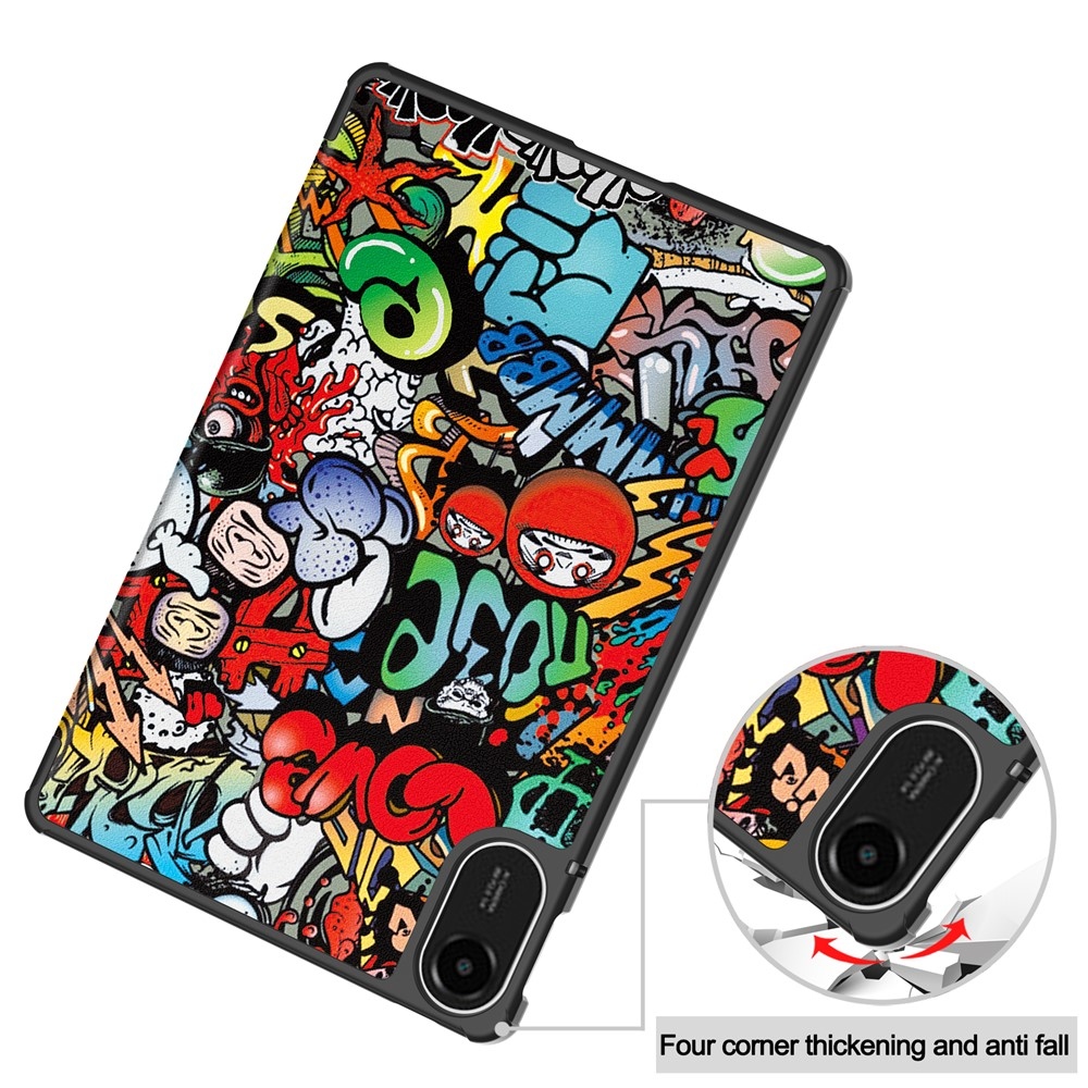 Patte chytré zavírací pouzdro na Xiaomi Redmi Pad 2 - graffiti