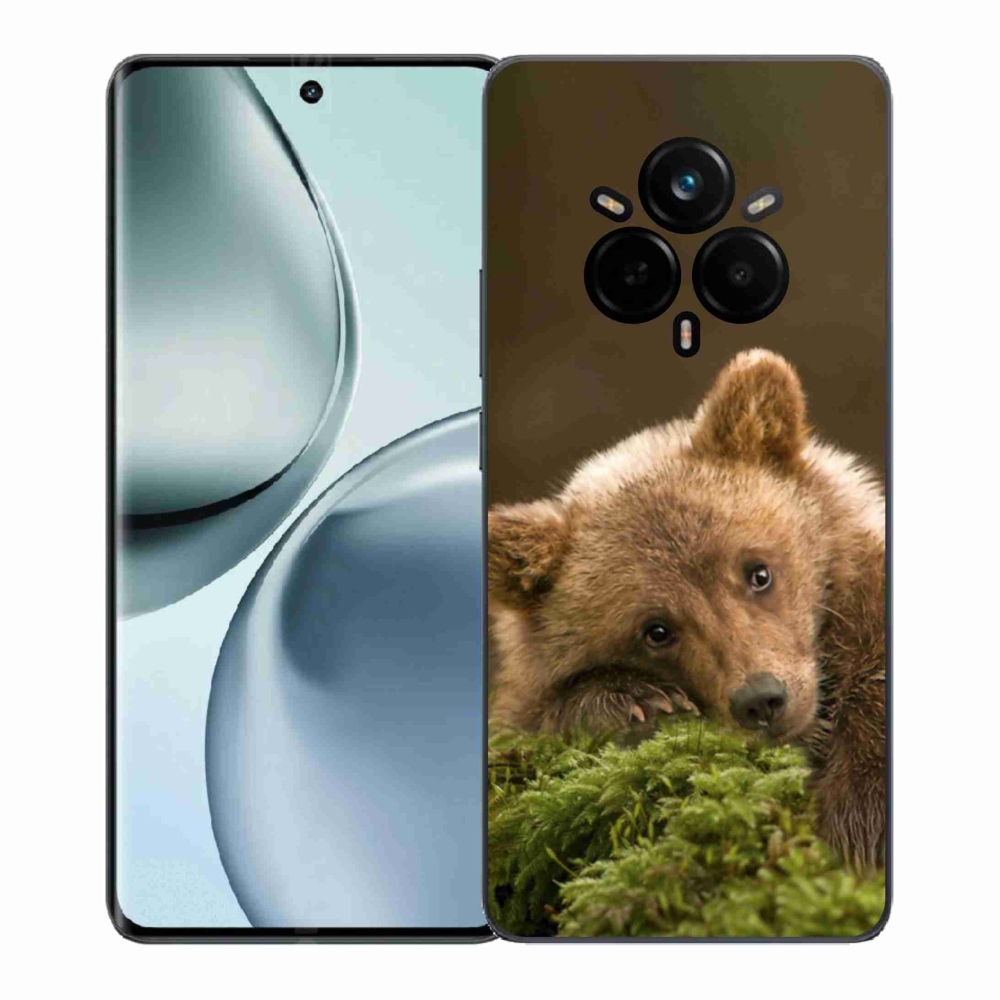 Gelový kryt mmCase na Realme 14 Pro+ 5G - medvěd