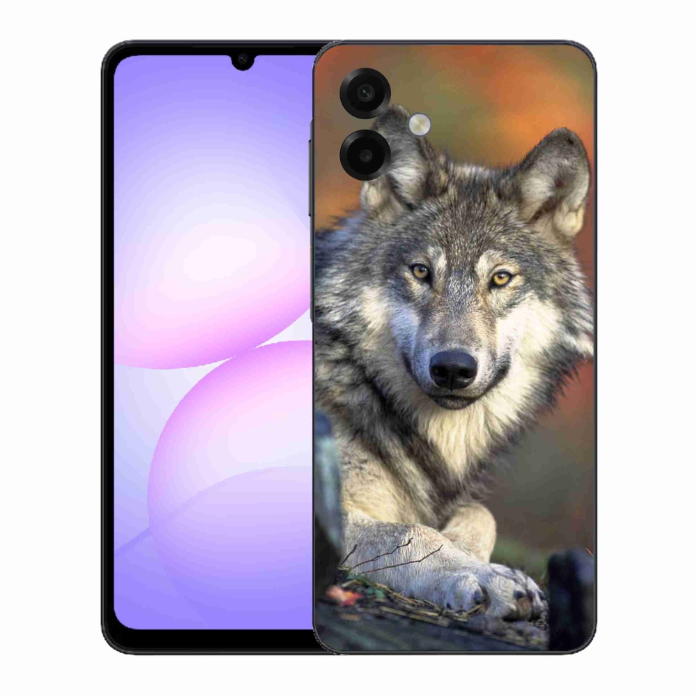 Gelový kryt mmCase na Samsung Galaxy A07 4G - vlk